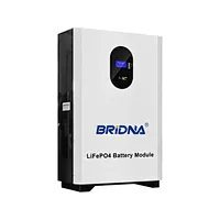 Batterie basse tension BRIDNA 51,2 V 200 Ah pour les applications de stockage d'énergie domestique